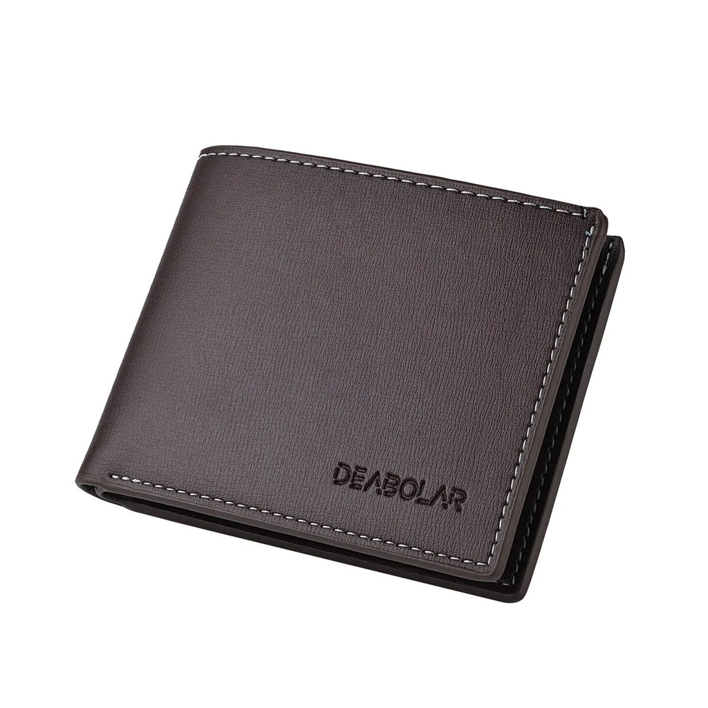 Thin Style Folding Young Men Credit Card Holder Wallet