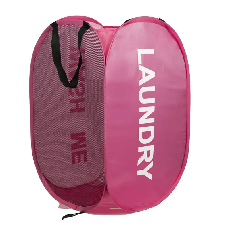 Space-Saving Laundry Basket
