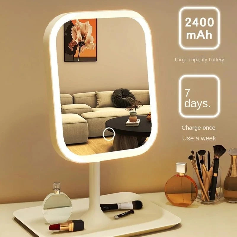 GlowEase Touch Control Makeup Mirror
