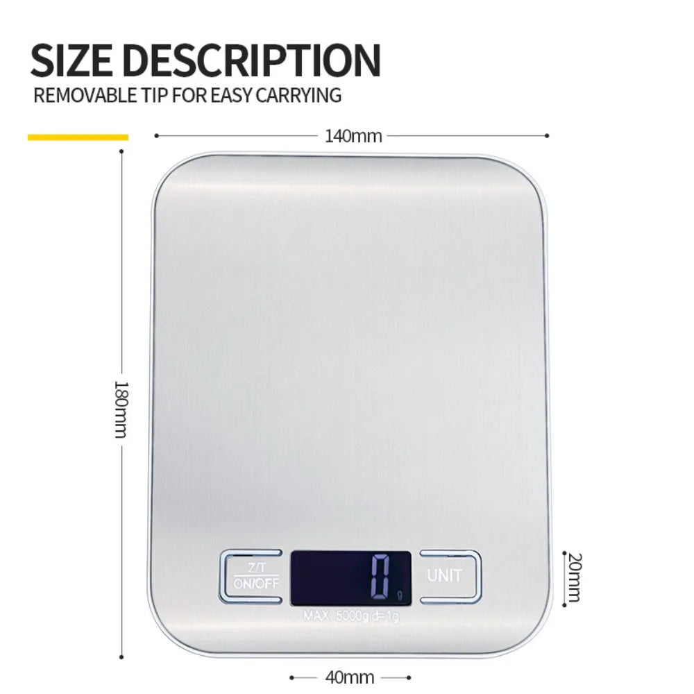 5kg/1g Kitchen Scale Multi functional PrecisionElectronic Scale