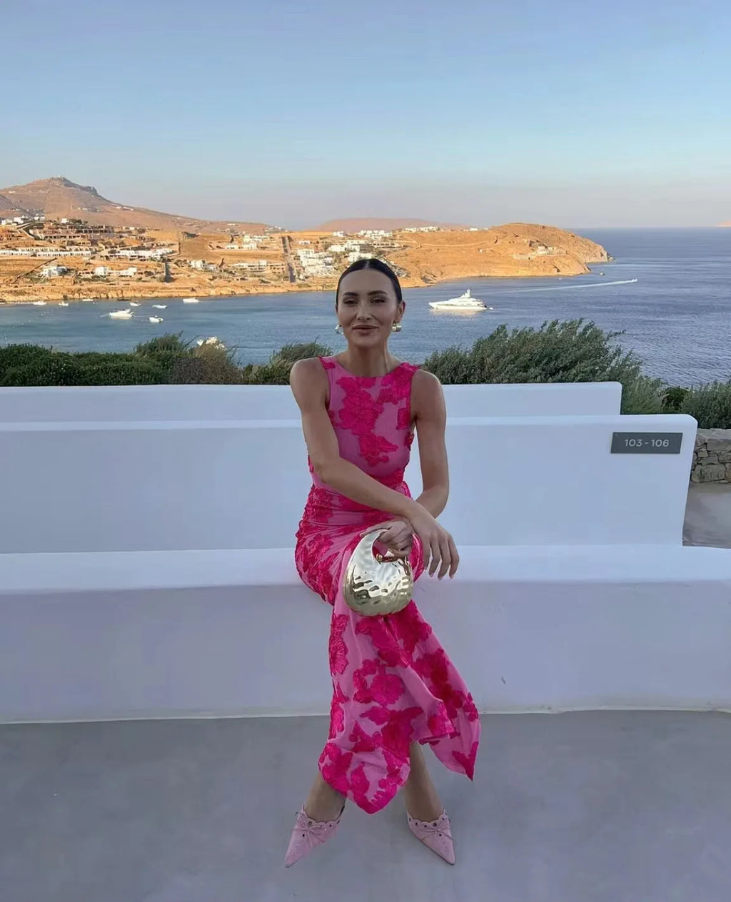 Embroidery Mesh Slim Hip Fshion Maxi Dresses Robe