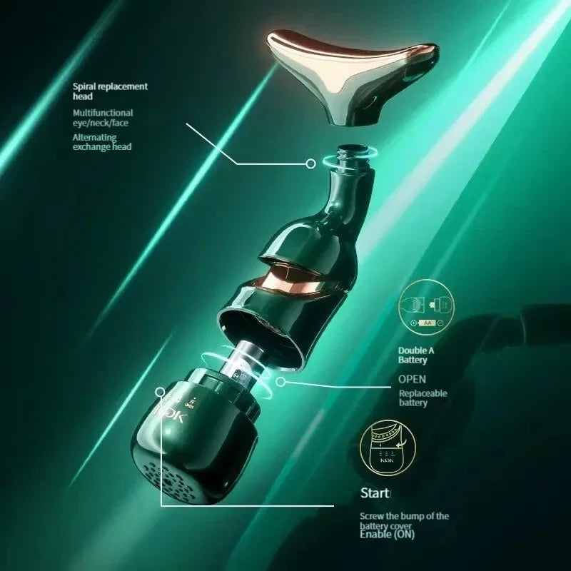 3 In 1 Facial Lifting Device Neck Facial Eye Massage