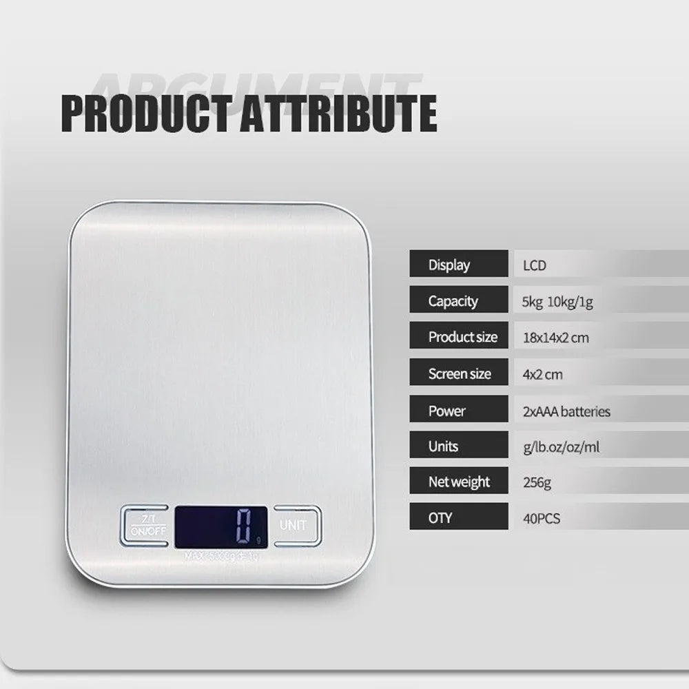 5kg/1g Kitchen Scale Multi functional PrecisionElectronic Scale