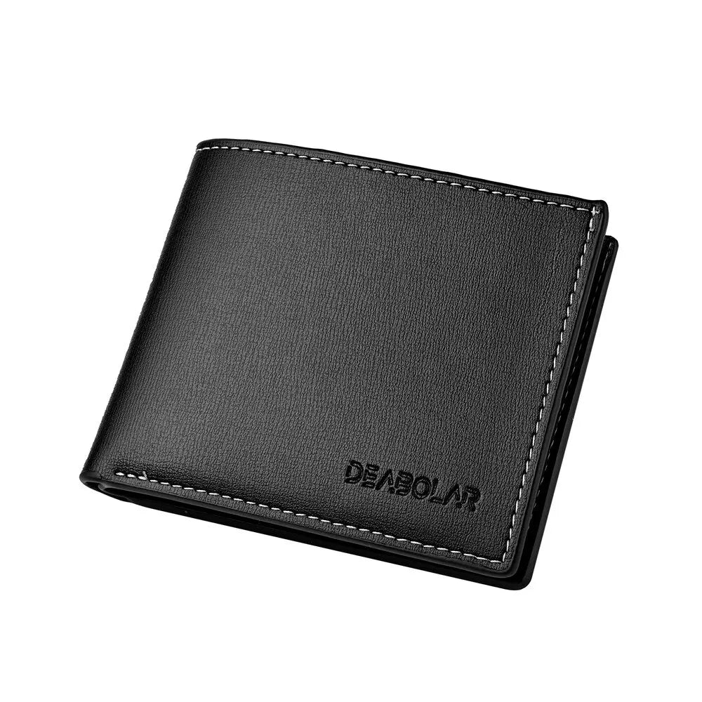 Thin Style Folding Young Men Credit Card Holder Wallet