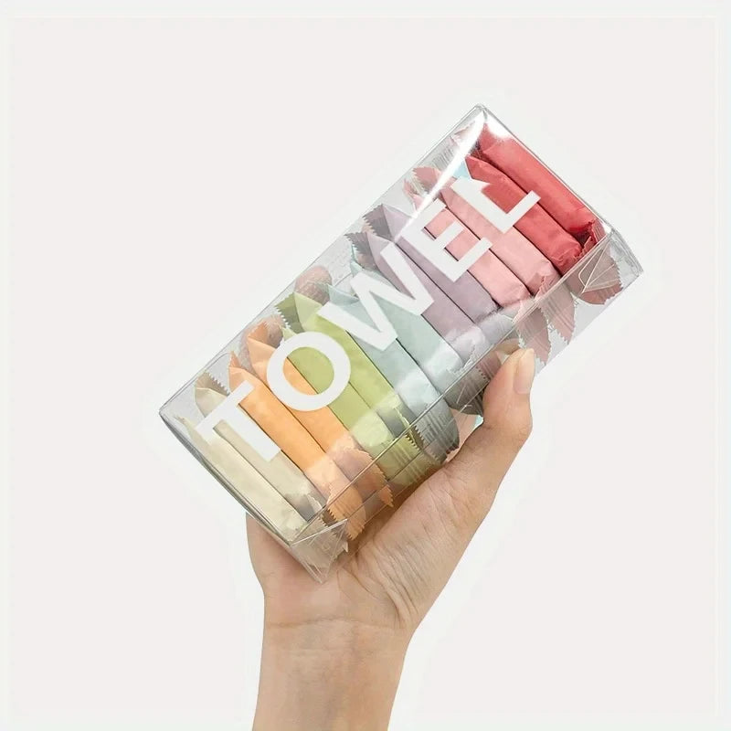 Washcloth Portable Travel Towel Thickened Compressed Face Cleansing Beauty Square Towel