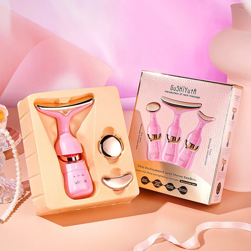 3 In 1 Facial Lifting Device Neck Facial Eye Massage