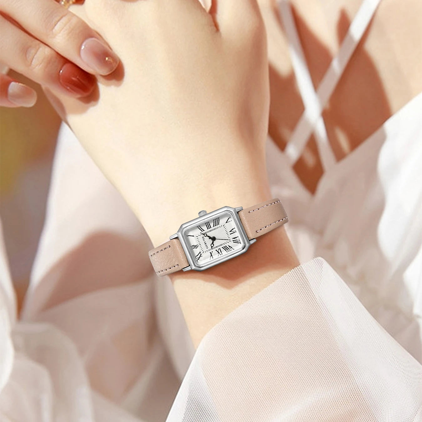 Fashion Rectangle Quartz Wrist Watch